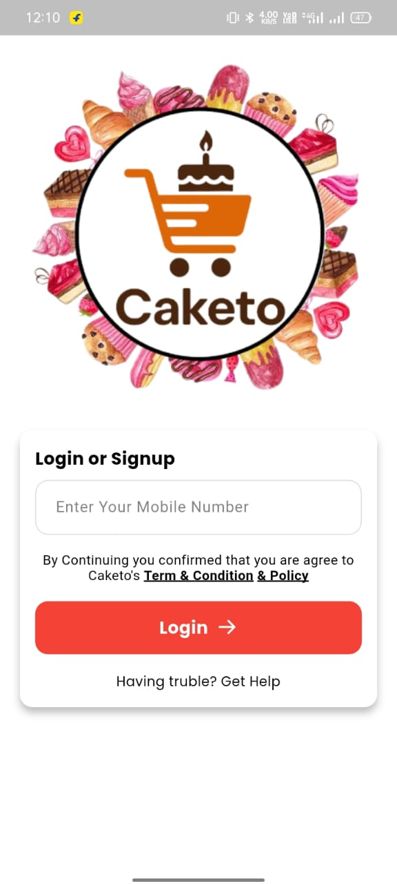 Live order tracking in Caketo